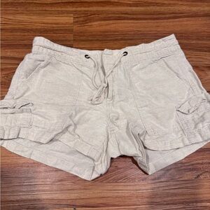 Banana Republic Cream Cargo Shorts for Women